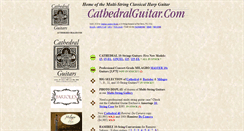 Desktop Screenshot of cathedralguitar.com
