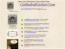 Tablet Screenshot of cathedralguitar.com